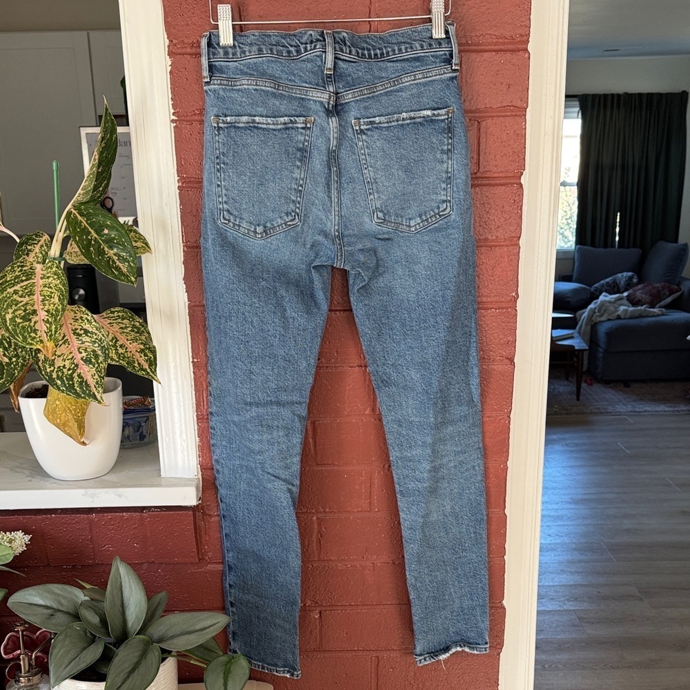 Agolde ‘Toni’ Mid Rise Straight Leg Jeans - Picture 3 of 5